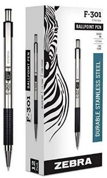ZEBRA BOLIGRAFO F-301 0.7 MM COMPACT TINTA NEGRA